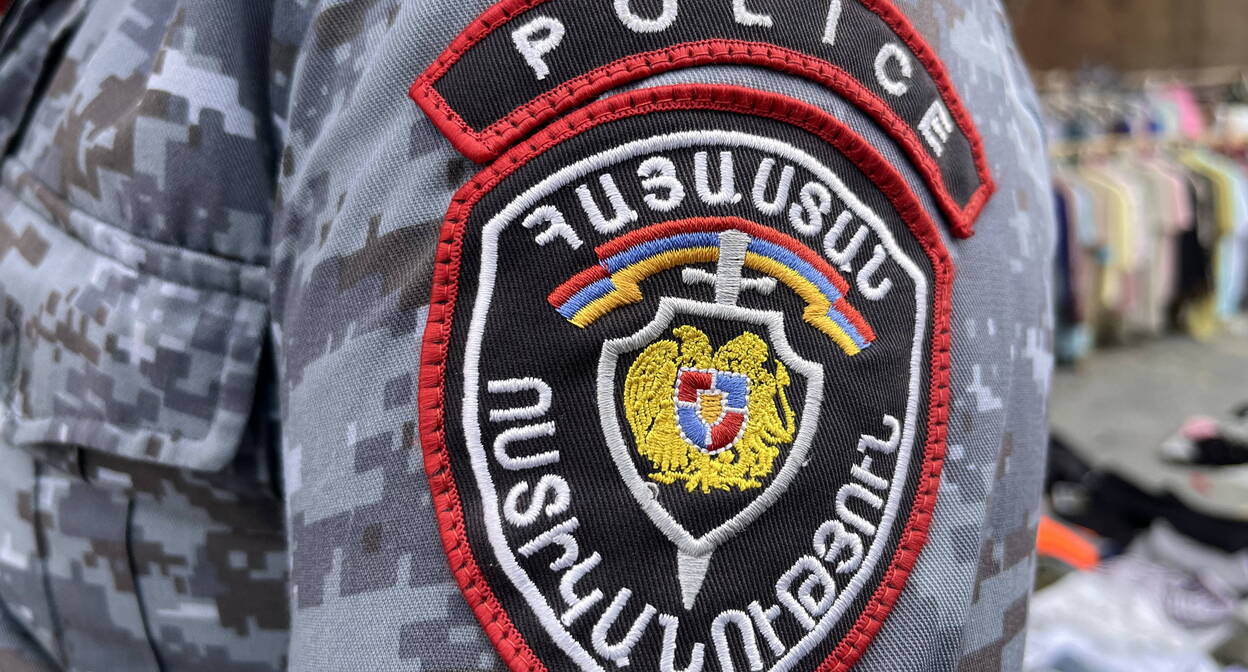 Шеврон полицейского РА. Фото "Кавказского Узла"