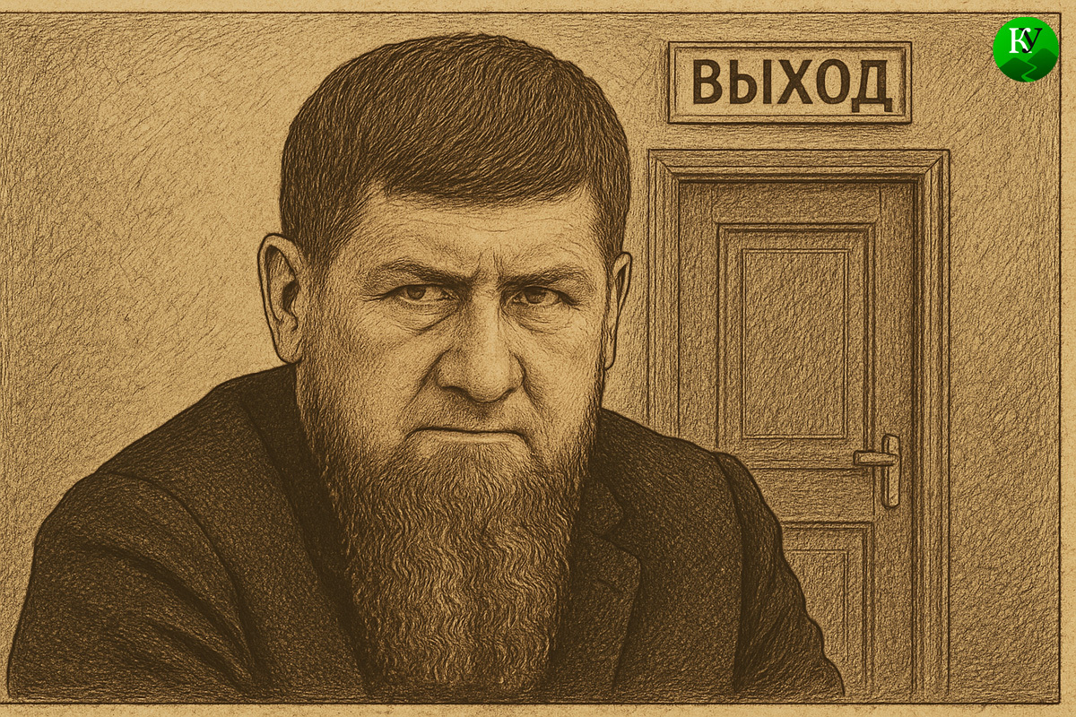 Кадыров. Иллюстрация создана "Кавказским узлом" с помощью ИИ в программе Copilot
