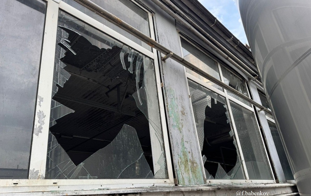 Последствия отражения ракетной атаки в районе Тамани. Скрншо публикации в ТГ-канале главы Темрюкского района Федора Бабенкова https://t.me/FedorBabenkov/4225