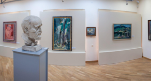 Выставка в Шушинском музее изобразительных искусств. Скриншот фото https://monumentwatch.org/ru/2023/09/12/государственный-музей-изобразительн/
